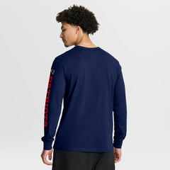 New England Patriots Hometown Sweep Legacy Long Sleeve T-Shirt - Navy online