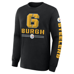 Pittsburgh Steelers Hometown Sweep Legacy Long Sleeve T-Shirt - Black cheap