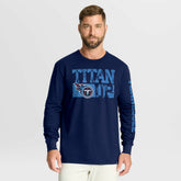 Tennessee Titans Hometown Sweep Legacy Long Sleeve T-Shirt - Navy for sale