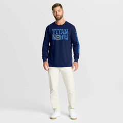 Tennessee Titans Hometown Sweep Legacy Long Sleeve T-Shirt - Navy for sale
