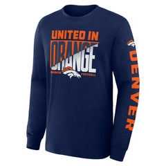 Denver Broncos Hometown Sweep Legacy Long Sleeve T-Shirt - Navy discount
