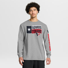Houston Texans Hometown Sweep Legacy Long Sleeve T-Shirt - Heather Gray outlet