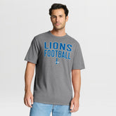 Detroit Lions First Down Tribute Tri-Blend T-Shirt - Heather Gray cheap