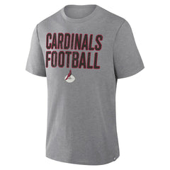 Arizona Cardinals First Down Tribute Tri-Blend T-Shirt - Heather Gray on sale