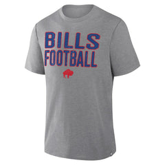 Buffalo Bills First Down Tribute Tri-Blend T-Shirt - Heather Gray cheap