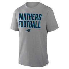 Carolina Panthers First Down Tribute Tri-Blend T-Shirt - Heather Gray outlet