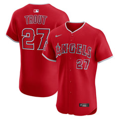 Mike Trout Los Angeles Angels Alternate Elite Jersey Red