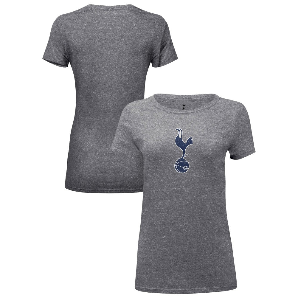 Tottenham Hotspur 1863FC Women's Color Badge Tri-Blend T-Shirt for sale - Heather Gray