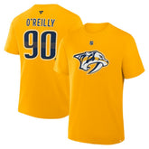 Ryan O'Reilly Nashville Predators Fanatics Authentic Stack Name & Number T-Shirt - Gold T-shirts
