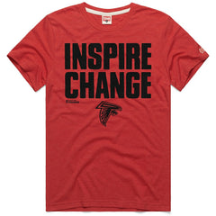 Atlanta Falcons Homage Unisex 2024 Inspire Change Tri-Blend T-Shirt - Red on sale