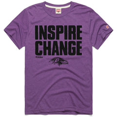 Baltimore Ravens Homage Unisex 2024 Inspire Change Tri-Blend T-Shirt - Purple for sale