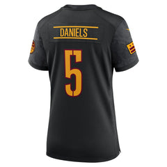 Jayden Daniels Washington Commanders Women's Alternate Game Player Jersey - Black outlet