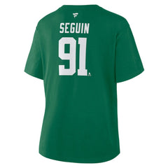 Tyler Seguin Dallas Stars Fanatics Women's Authentic Stack Name & Number T-Shirt - Kelly Green T-shirts