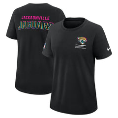 Jacksonville Jaguars Women's 2025 NFL Crucial Catch Tri-Blend Dri-FIT T-Shirt - Black online