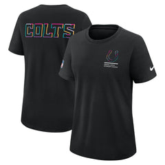 Indianapolis Colts Women's 2025 NFL Crucial Catch Tri-Blend Dri-FIT T-Shirt - Black online