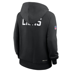 Detroit Lions Women's Throwback Sideline Standard Issue Dri-FIT Hoodie - Black sale