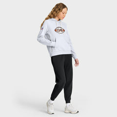 Cleveland Browns Women's Throwback Sideline Standard Issue Dri-FIT Hoodie - White for sale