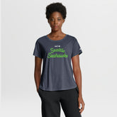 Seattle Seahawks Women's Script Tri-Blend T-Shirt - College Navy online