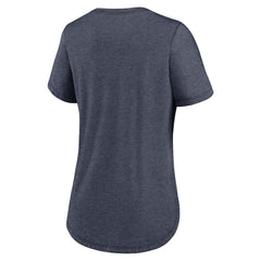 Houston Texans Women's Script Tri-Blend T-Shirt - Navy discount
