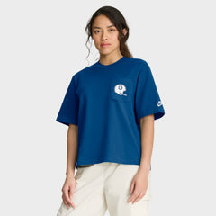 Indianapolis Colts Women's Rewind Pocket Boxy T-Shirt - Royal discount