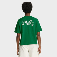 Philadelphia Eagles Women's Rewind Pocket Boxy T-Shirt - Kelly Green discount
