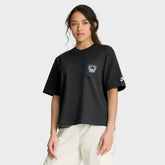 Las Vegas Raiders Women's Rewind Pocket Boxy T-Shirt - Black on sale