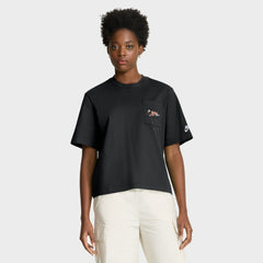 Cincinnati Bengals Women's Rewind Pocket Boxy T-Shirt - Black for sale