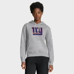 New York Giants Women's Club Fleece Hoodie - Heather Gray sale