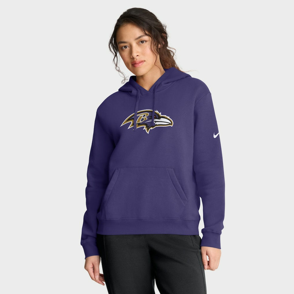 Baltimore Ravens Women's Club Fleece Hoodie - Purple for sale