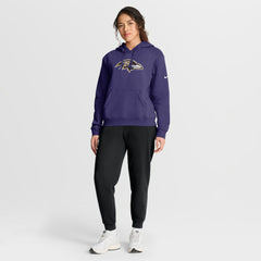 Baltimore Ravens Women's Club Fleece Hoodie - Purple for sale