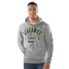 Seattle Seahawks Starter Pullover Hoodie - Heather Gray online