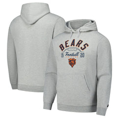 Chicago Bears Starter Pullover Hoodie - Heather Gray discount