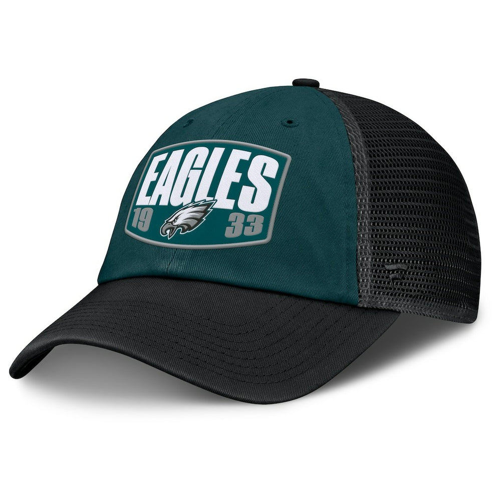 Philadelphia Eagles Franchise Trucker Adjustable Hat - Midnight Green/Black cheap