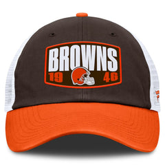 Cleveland Browns Franchise Trucker Adjustable Hat - Brown/Orange on sale