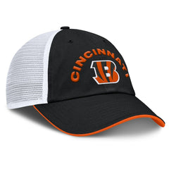 Cincinnati Bengals Reverse Trucker Adjustable Hat - Black/White cheap