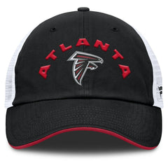 Atlanta Falcons Reverse Trucker Adjustable Hat - Black/White sale