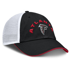 Atlanta Falcons Reverse Trucker Adjustable Hat - Black/White sale
