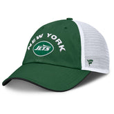 New York Jets Reverse Trucker Adjustable Hat - Green/White outlet