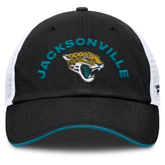 Jacksonville Jaguars Reverse Trucker Adjustable Hat - Black/White for sale