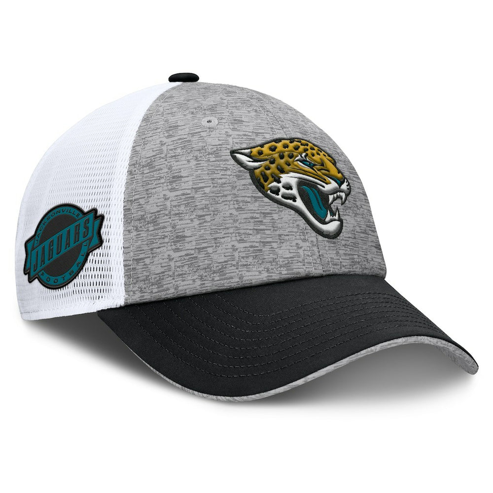 Jacksonville Jaguars Option Trucker Adjustable Hat - Gray/Black on sale