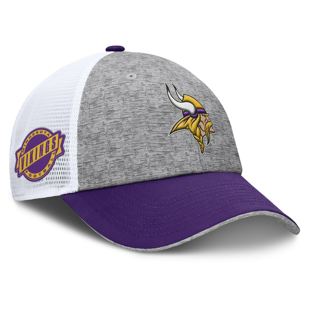 Minnesota Vikings Option Trucker Adjustable Hat - Gray/Purple sale