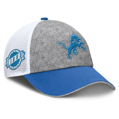 Detroit Lions Option Trucker Adjustable Hat - Gray/Blue on sale