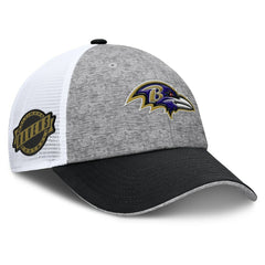 Baltimore Ravens Option Trucker Adjustable Hat - Gray/Black outlet