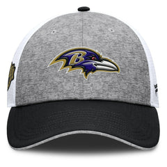 Baltimore Ravens Option Trucker Adjustable Hat - Gray/Black outlet