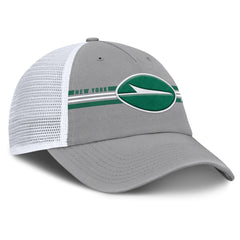 New York Jets Singleback Trucker Adjustable Hat - Gray online