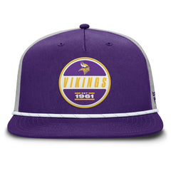 Minnesota Vikings Edge Rush Trucker Adjustable Hat - Purple/Gray discount