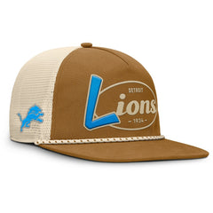 Detroit Lions Iso Rope Trucker Adjustable Hat - Brown on sale