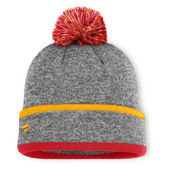 Kansas City Chiefs Motion Cuffed Knit Hat with Pom - Heather Gray discount