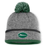 New York Jets Motion Cuffed Knit Hat with Pom - Heather Gray discount