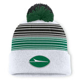 New York Jets Ghost Cuffed Knit Hat with Pom - White for sale